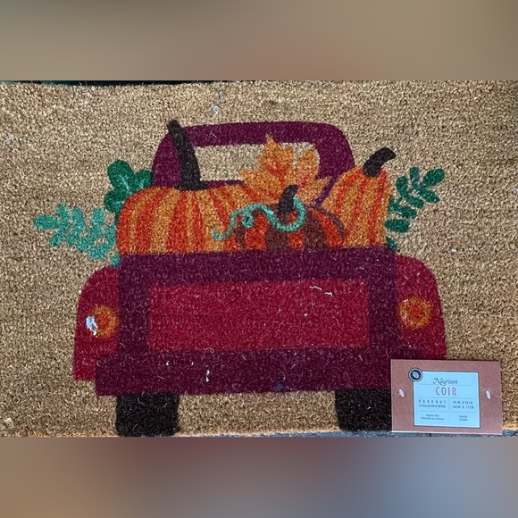 New Nourison COIR Holiday Door Mat - NWT - Picture 1 of 6